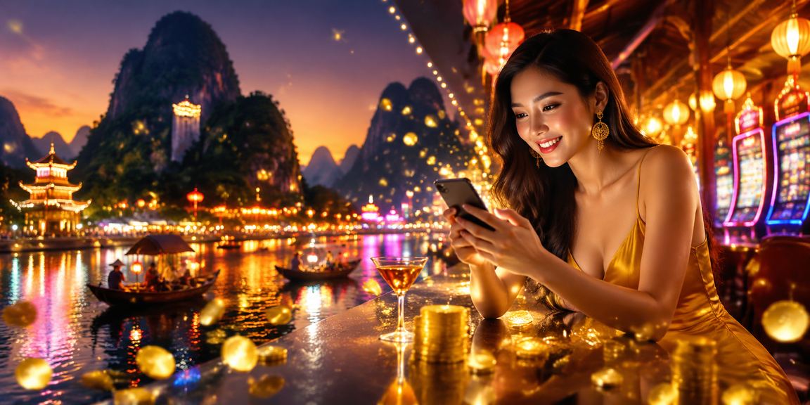 Chợ đêm Ninh Bình minh họa trải nghiệm casino mobile trên điện thoại
