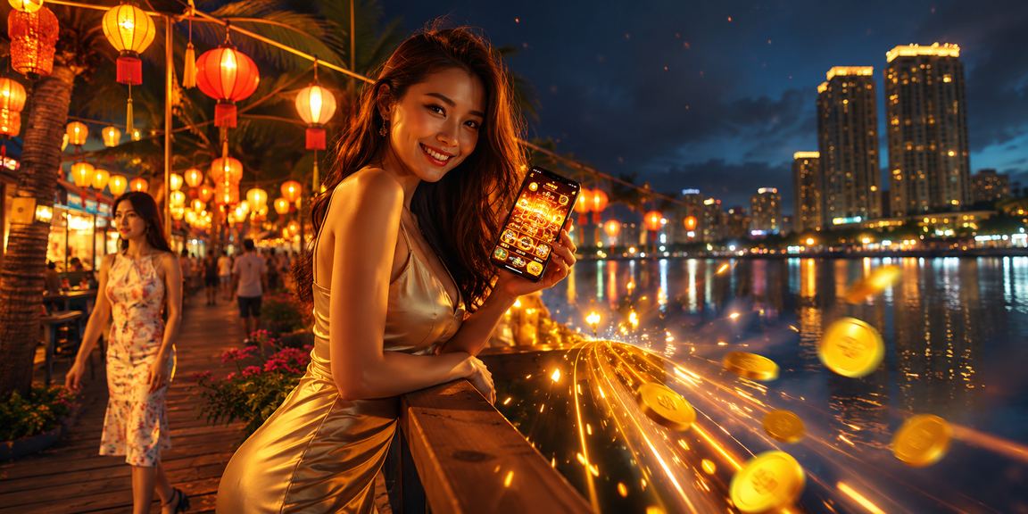 Người dùng Phú Quốc xem thể thao trên di động tại chợ đêm